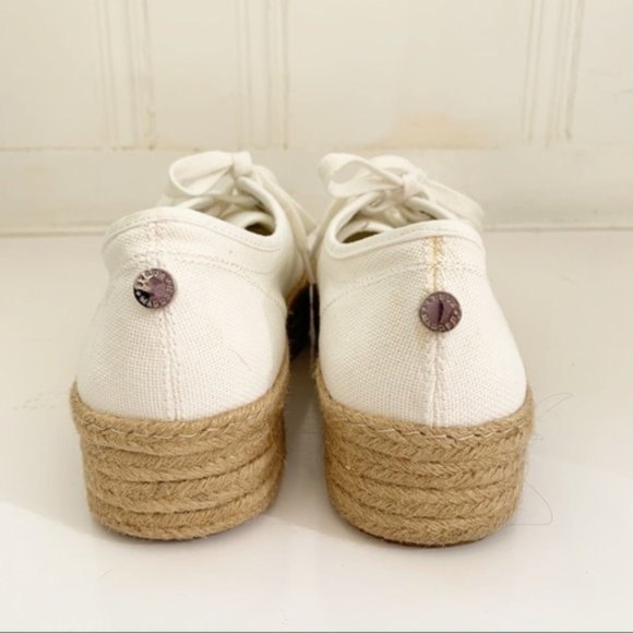Steve Madden | White Hampton Platform Shoes 9B - Picture 3 of 11